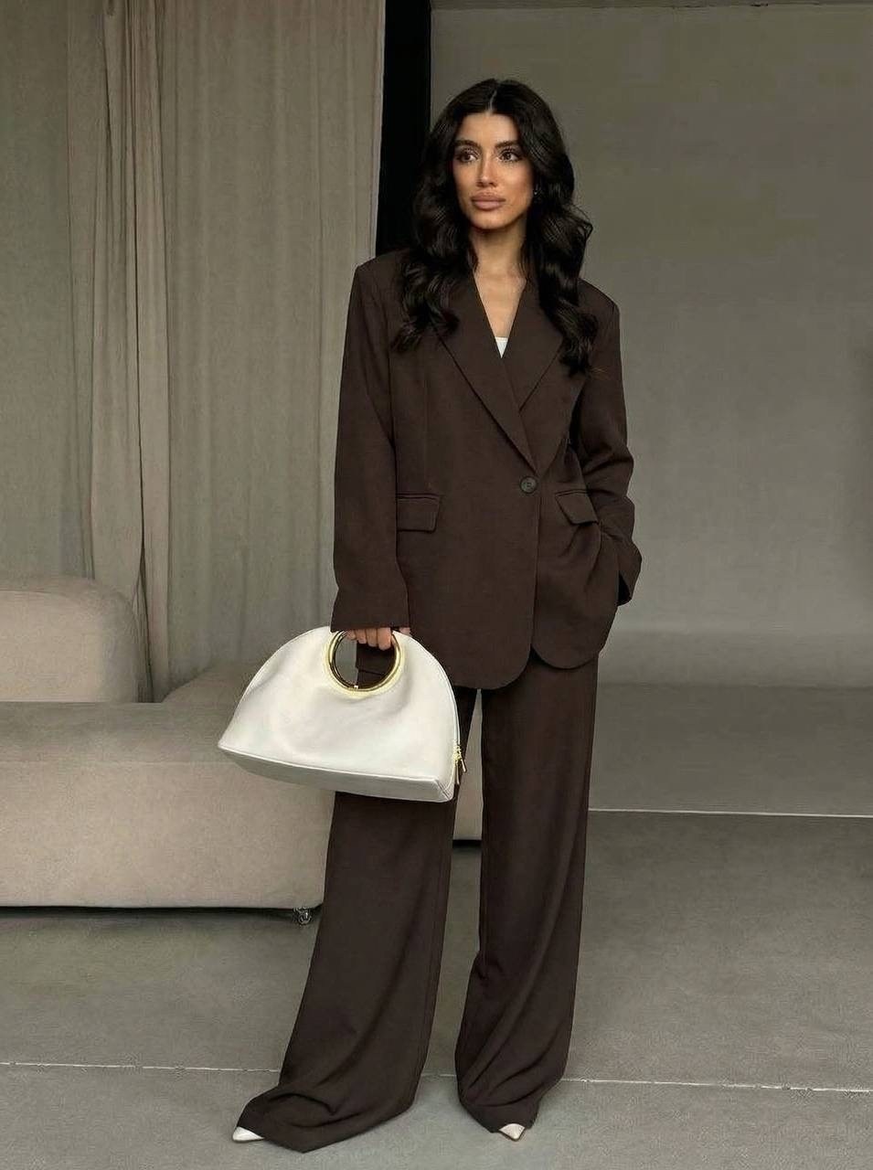 брючный костюм женский,брючный костюм белый,брючный костюм,костюм двойка,костюм с брюками палаццо