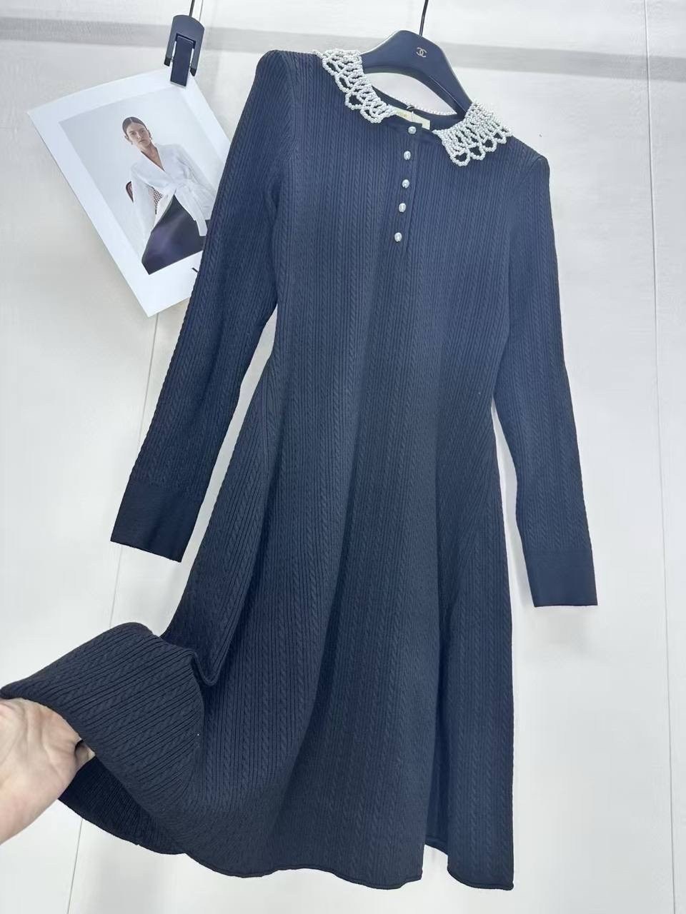 платье черное,стильное платье,платье с воротником,платье женская,платье