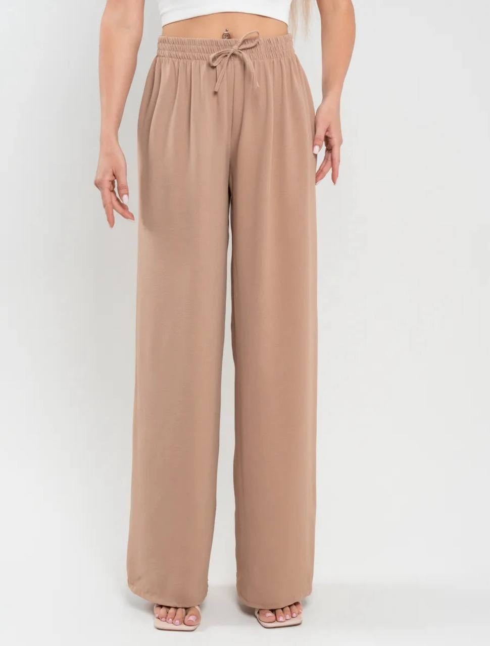 брюки палаццо,брюки женские палаццо,брюки женские широкие палаццо,бежевые брюки женские,брюки трикотажные