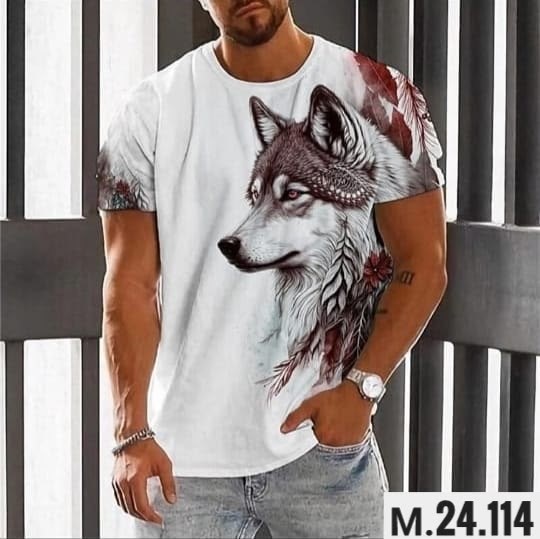 футболки мужские,мужская футболка с принтом волка,футболка с волками,футболка мужская с принтом,футболки с принтом волка для мужчин