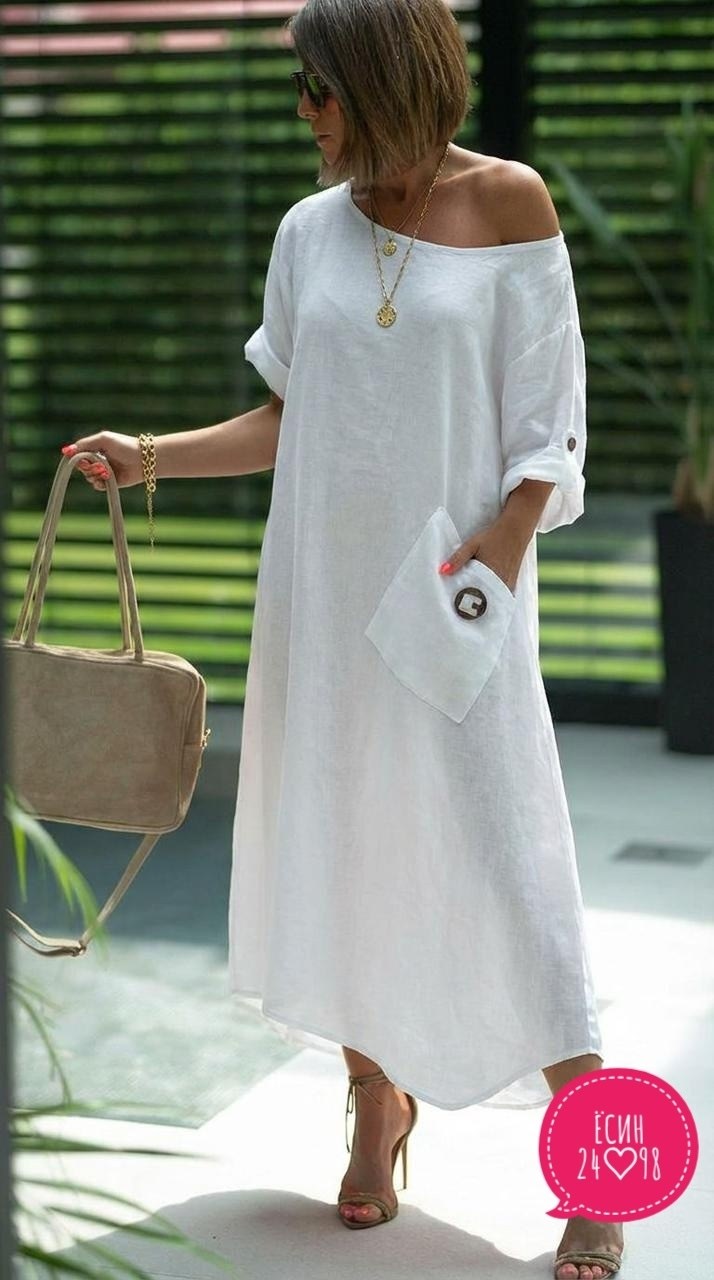 льняное платье,стильные платья из льна,платья в стиле бохо,платье летнее,белые льняные платья