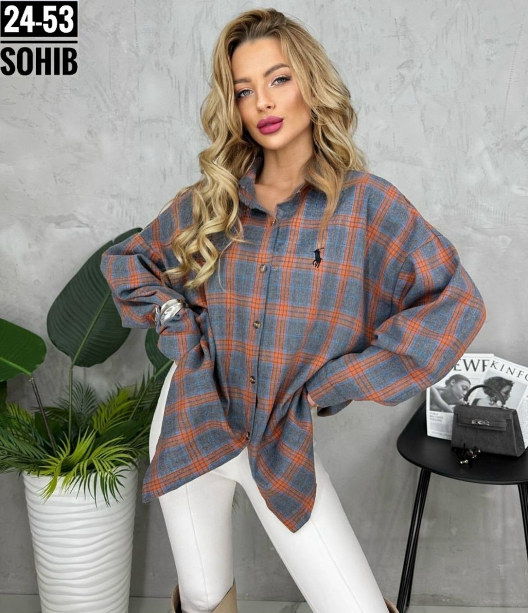 женская рубашка,рубашка женская 7007 клетка,женские блузки и рубашки,рубашка женская 7007 "клетка № 4",женская теплая рубашка