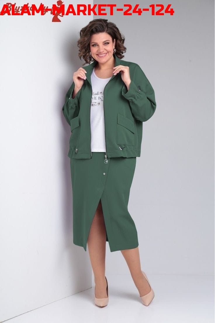 юбочный костюм tensi 369 лаванда,комплект тэнси 369 лаванда,белорусский трикотаж,костюм с юбкой,жакет