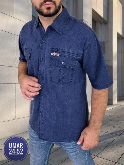 рубашка прямого кроя,темно синяя рубашка,мужская джинсовая рубашка большого размера с,легкая рубашка,рубашка лен