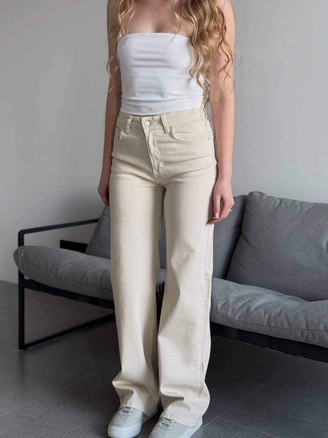 джинсы женские палаццо с высокой посадкой бежевые компания "маха",бежевые джинсы палаццо,джинсы бежевые,джинсы женские бежевые,джинсы женские палаццо с высокой посадкой бежевые