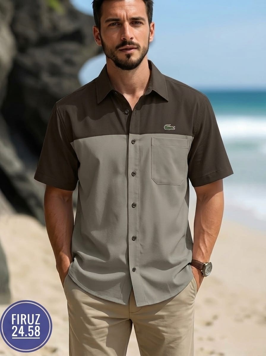 повседневная рубашка,рубашка lacoste,рубашка,мужская рубашка,мужская мода