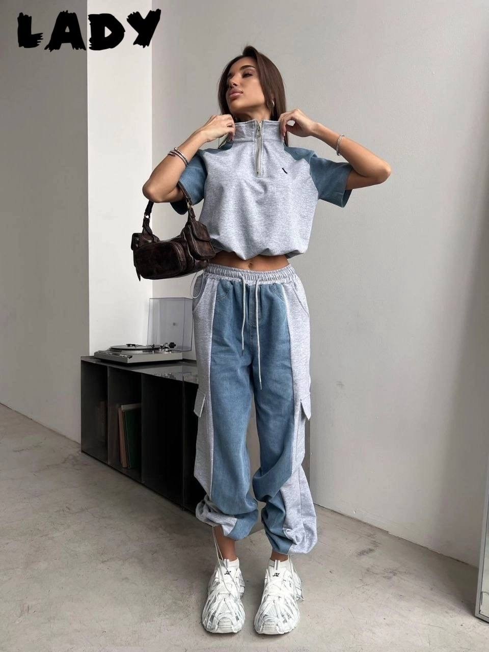 костюм повседневный спортивный,спортивные костюмы женские,спортивные костюмы женские 2025,стиль спорт шик,джинсовые костюмы женские