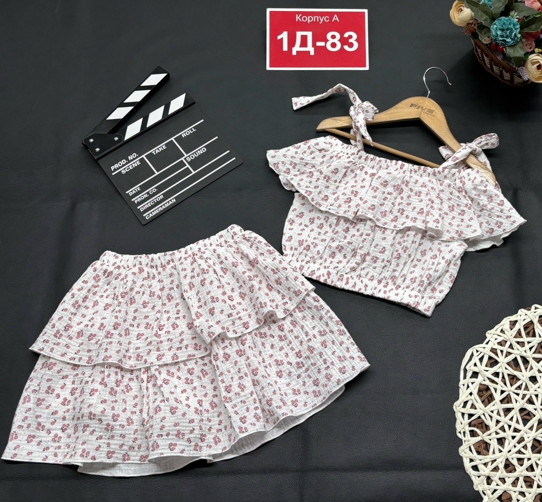 комплект одежды для девочек,костюм с юбкой,костюм для девочек,летний костюм для девочек,костюм детский