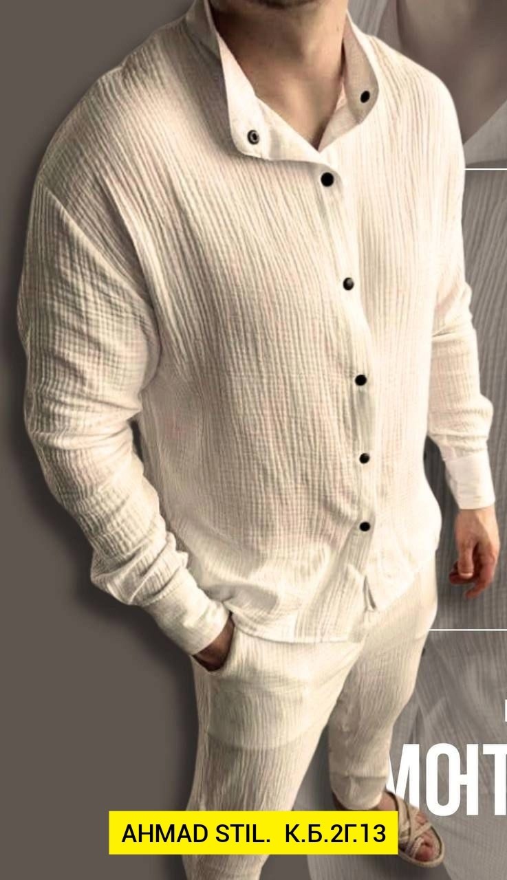 костюм мужской летний,костюм с рубашкой,мужской костюм двойка,костюм двойка для мужчин муслин,костюм двойка мужской стилный муслин