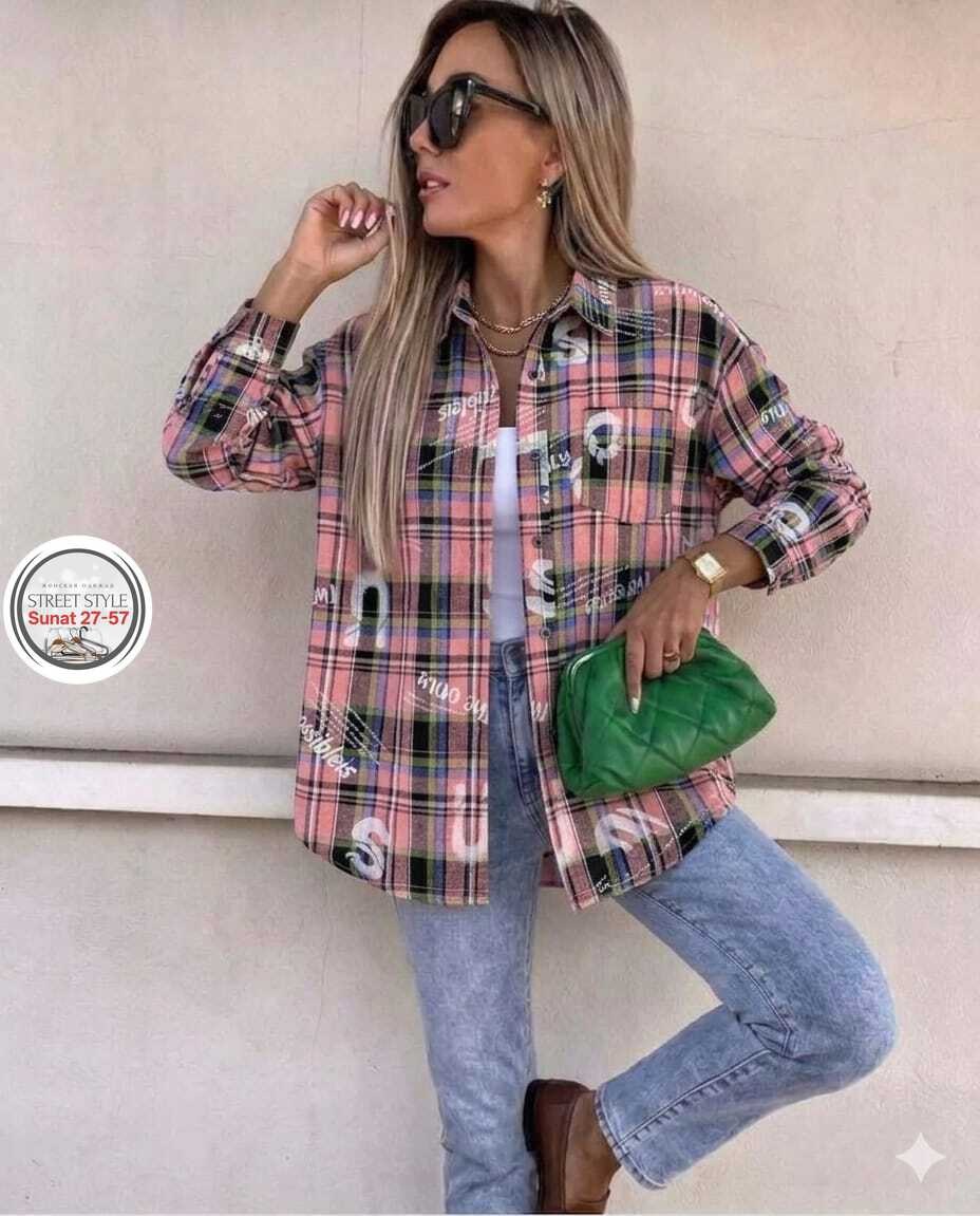 рубашка женская оверсайз в клетку,женская рубашка в клетку,рубашка оверсайз теплая в клетку,женская клетчатая рубашка,женская рубашка