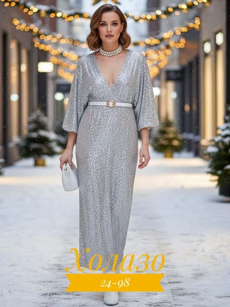 вечернее платье с пайетками invite 4087 серый размер 50-58,платье,вечернее платье invite 4087 серебро,вечернее платье,платье женской