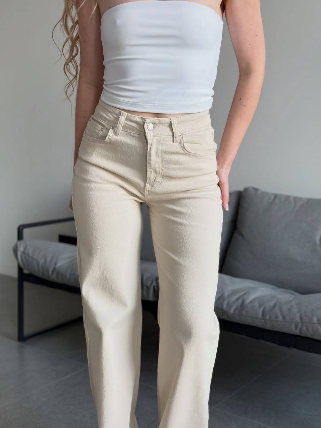 джинсы женские палаццо с высокой посадкой бежевые компания "маха",бежевые джинсы палаццо,джинсы бежевые,джинсы женские бежевые,джинсы женские палаццо с высокой посадкой бежевые