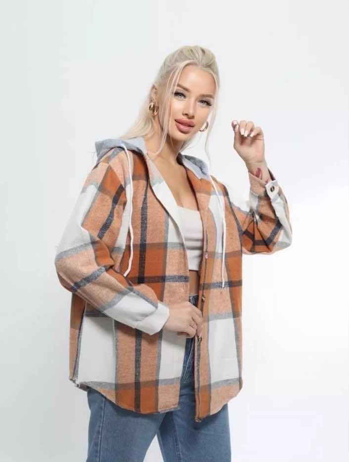 рубашка в клетку с капюшоном теплая оверсайз,рубашка в клетку с капюшоном теплая,рубашка с капюшоном,рубашка с капюшоном в клетку оверсайз,рубашка женская в клетку с капюшоном оверсайз