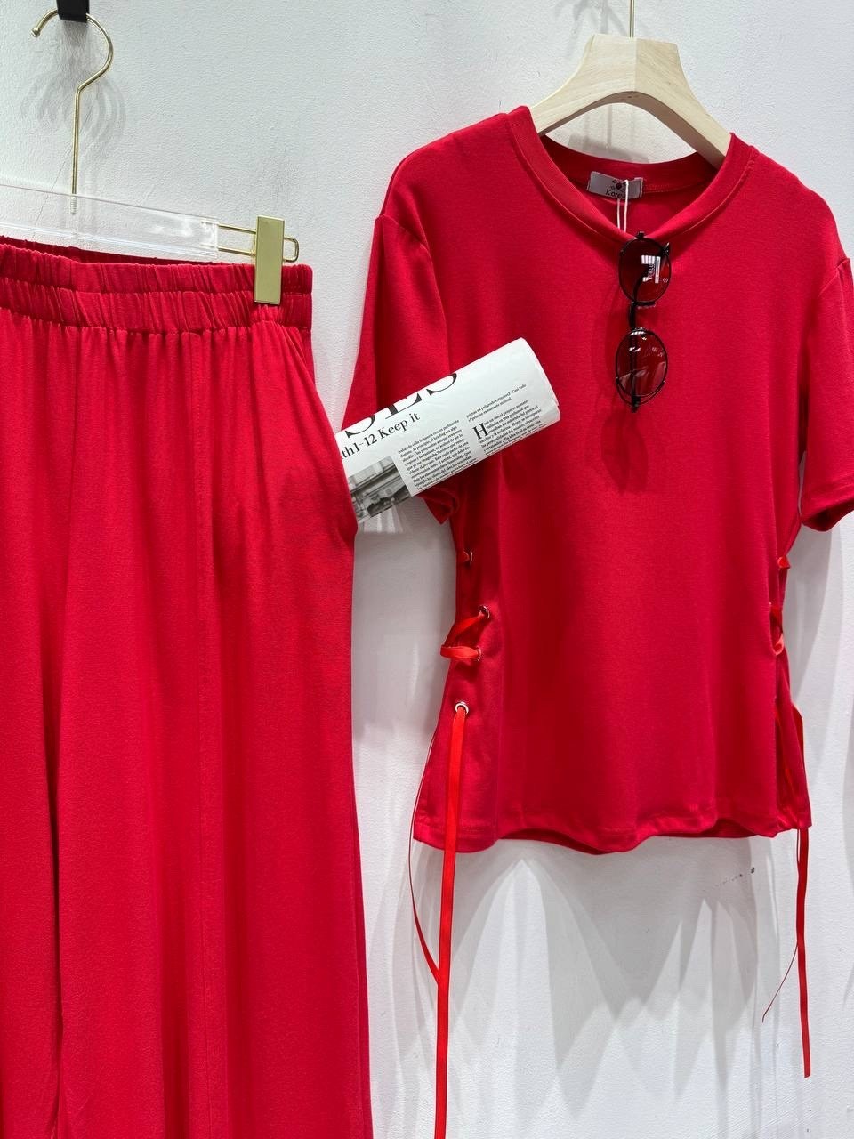 брюки палаццо зеленые,брючный костюм женский,костюм женский,костюм стильный,