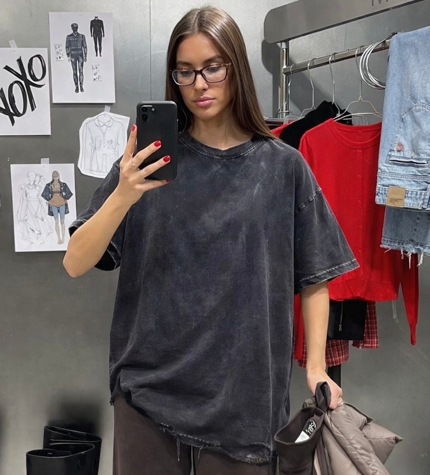 футболка оверсайз варенка,футболка варенка оверсайз amh fashion,футболка оверсайз варенка infinitely stylish,футболка оверсайз женская вареная в цвете графит,женская футболка оверсайз