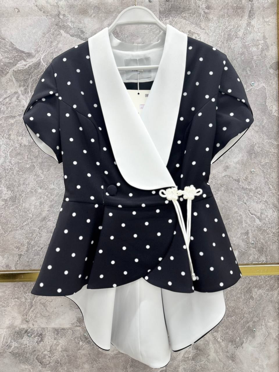 блузка элегантная,блузка женская,блузка в горох,блузка,платья в горошек