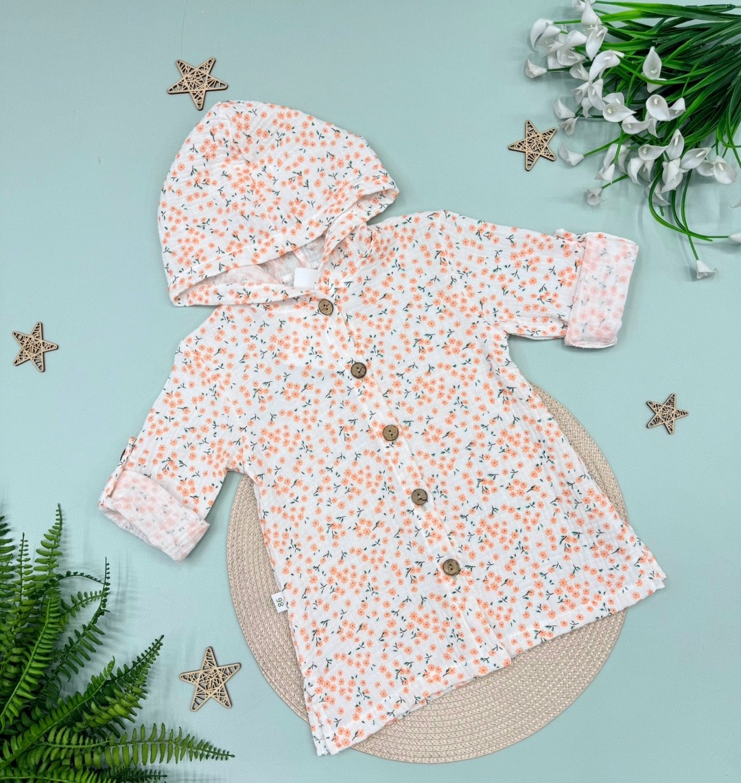 муслиновая рубашка с капюшоном,муслиновая рубашка детская с капюшоном,рубашка с капюшоном из муслина детская,рубашка с капюшоном из муслина,рубашка с капюшоном