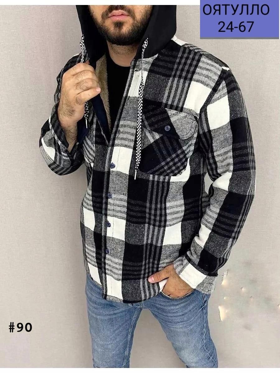 рубашка на меху,рубашка с капюшоном,рубашка теплая мужская,утепленная рубашка,рубашка теплая на флисе