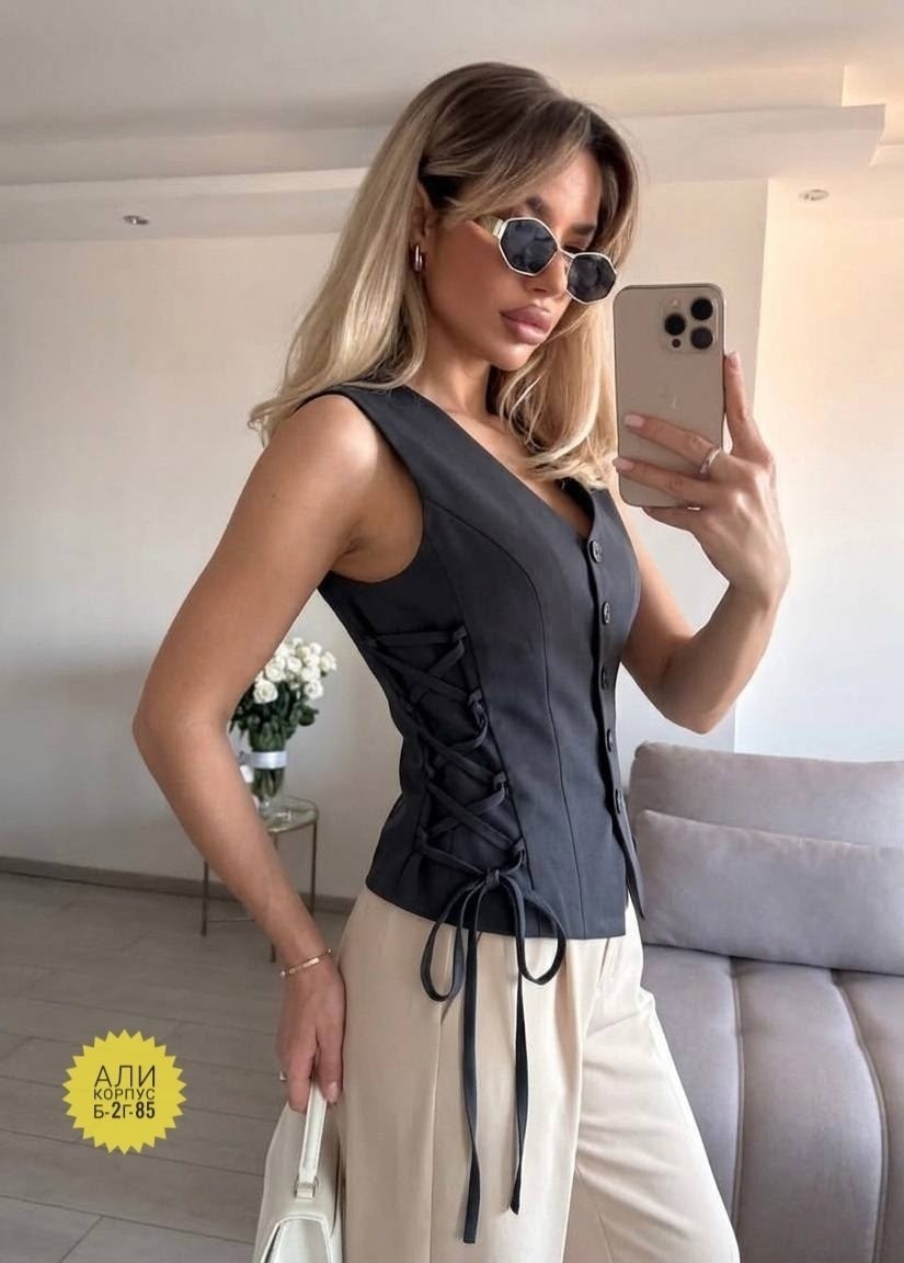 жилетка женская,жилетка на завязках,жилет женский,жилет классический,жилет на завязках