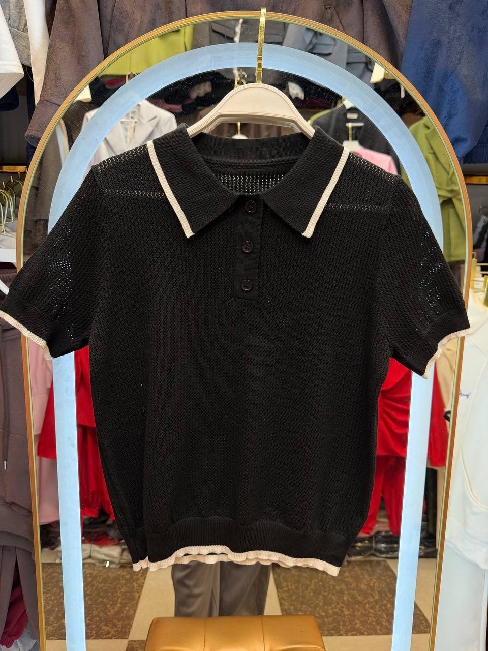 кофта поло,свитер с воротником поло,кофточка,кофта на замке,поло