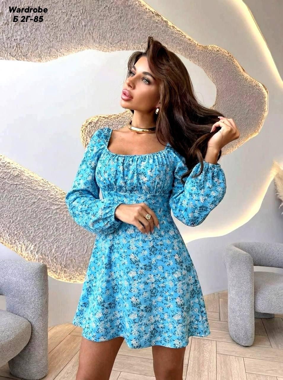летнее женское платье,платье летнее,платье,платье голубое,стильное платье