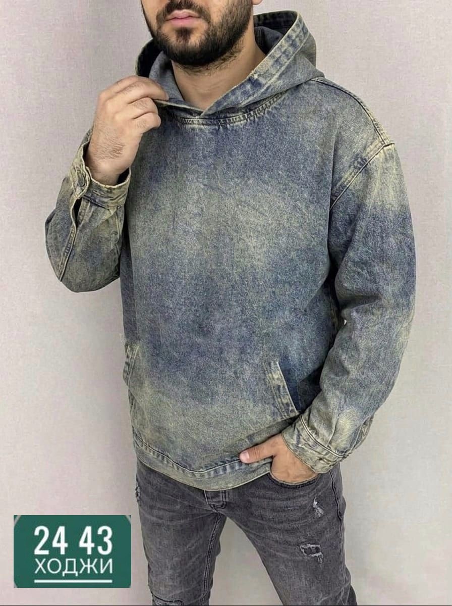 джинсовая куртка с капюшоном мужская,джинсовая куртка,джинсовая куртка мужскaя,куртка джинсовая с капюшоном,джинсовая кофта