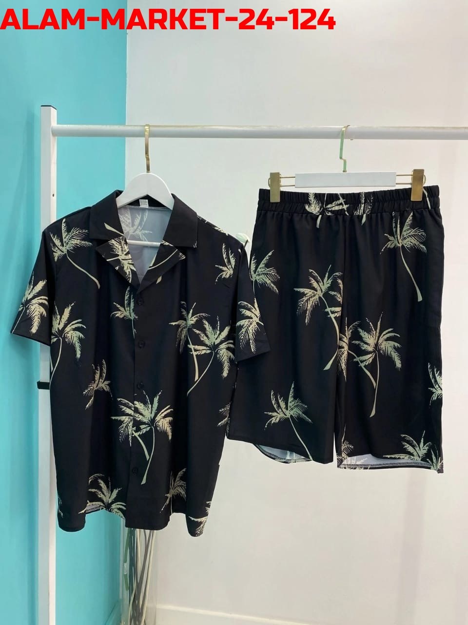 костюм летний мужской,мужская мода,пляжный костюм,мужская гавайская рубашка,костюм для отдыха