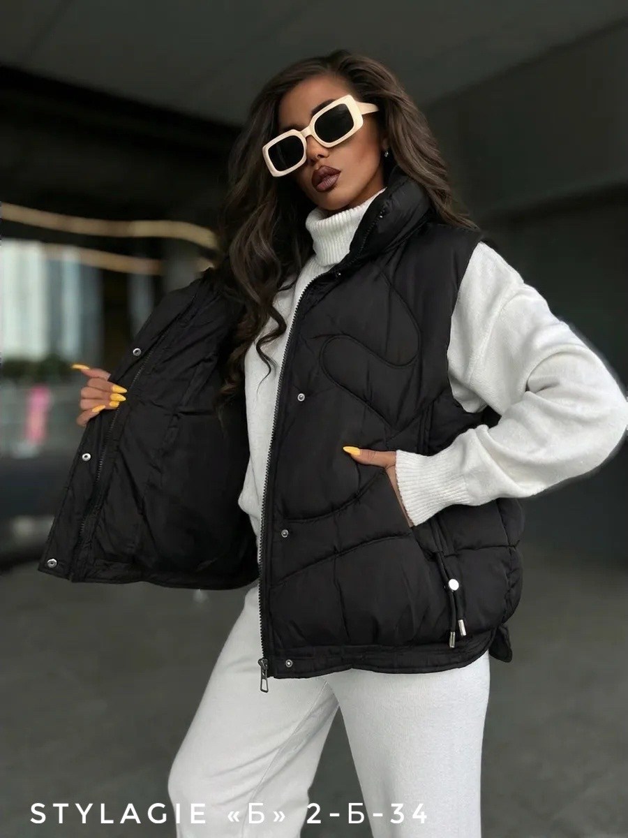 женская жилетка,жилетка,утепленная болоньевая жилетка оверсайз,жилет женский,жилет