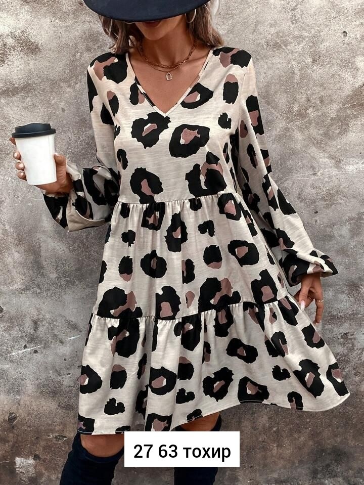 платье с леопардовым принтом,платье женское,леопардовые платья,платье стильное,модное платье
