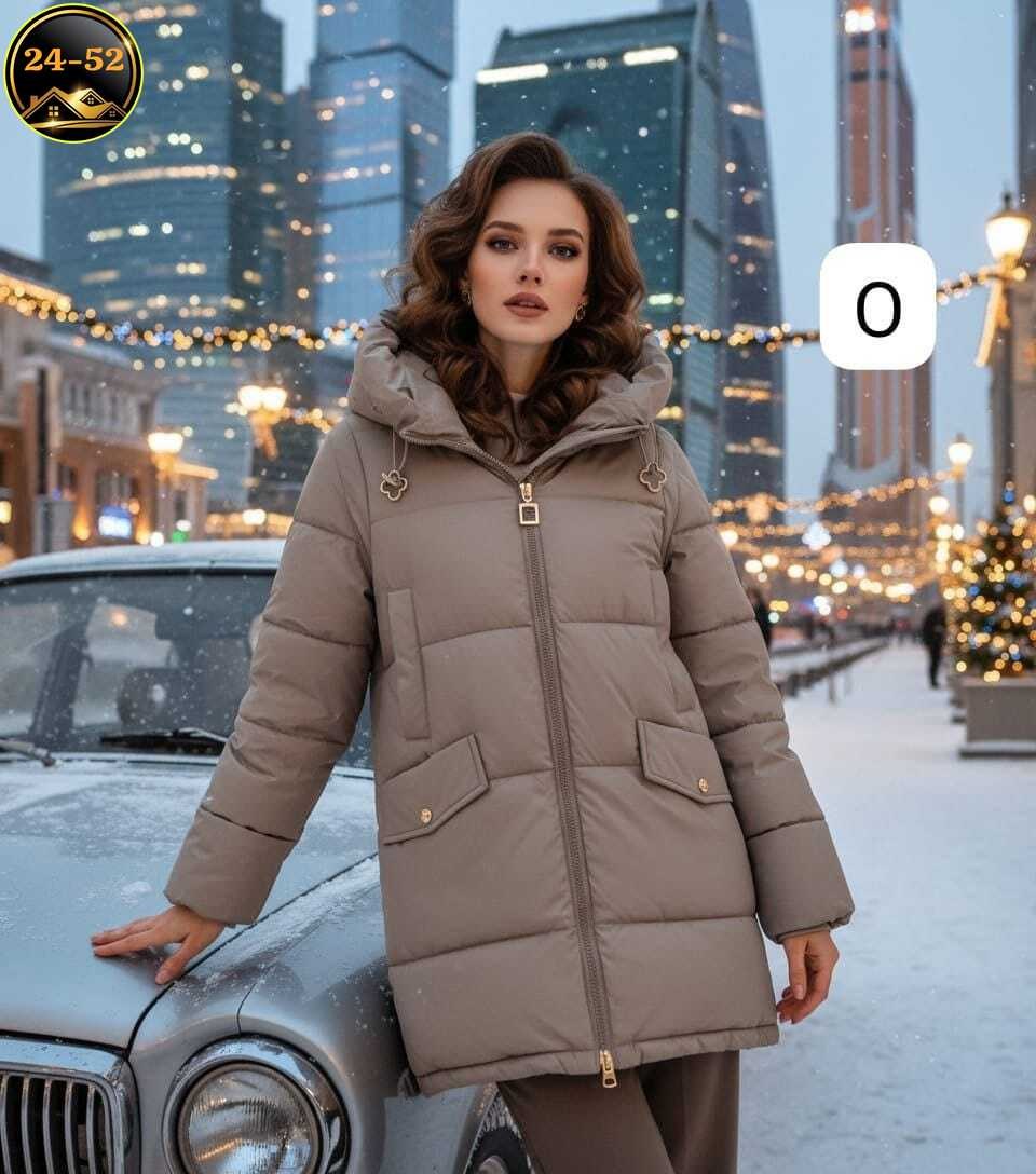 пальто стеганое зимнее cosas caliente,зимняя куртка,стеганое зимнее пальто,пуховик женский 48-50,пальто зимнее стёганное длинное с капюшоном dinasta