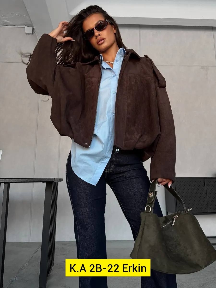 замшевая куртка,винтажная замшевая куртка с отложенным воротником mesmeri,женская куртка,куртка из замши