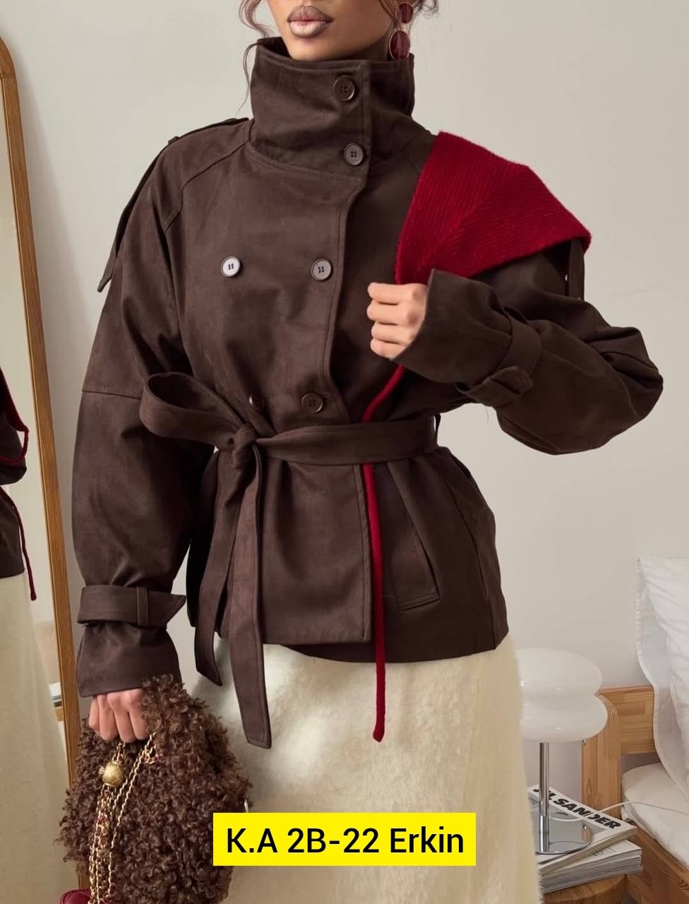 куртка бомбер замшевый willsibi 365449413,куртка с поясом,костюм с юбкой,куртка женская,кожаная куртка