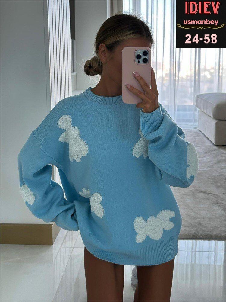 свитер сердечки оверсайз,свитер сердце оверсайз,свитер вязаный оверсайз в сердечко nazia shop,свитер женский оверсайз с сердечками,свитер оверсайз сердечки emmiloves