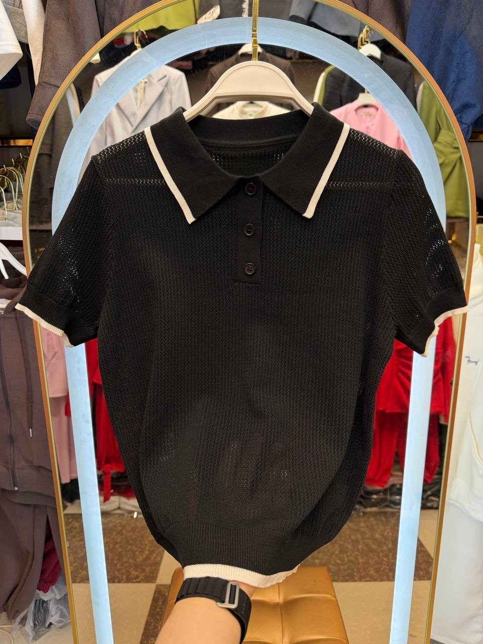 кофта поло,свитер с воротником поло,кофточка,кофта на замке,поло