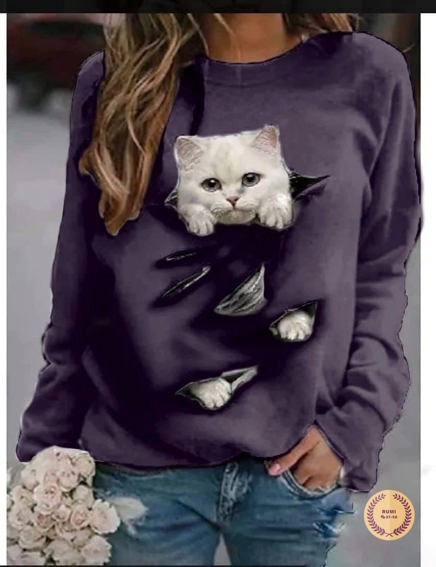 женская кофта,женская толстовка,hoodies sweatshirts,свитшот с принтом,свитшот с принтом кот