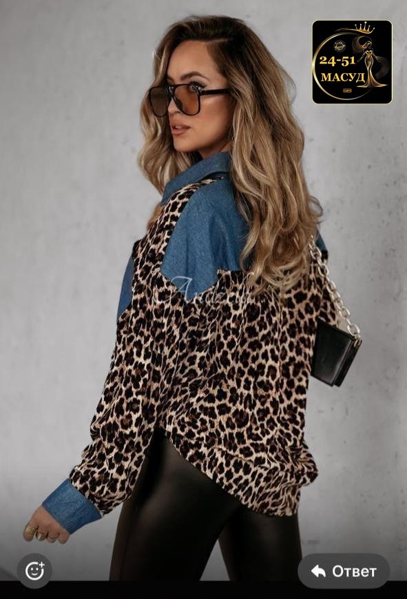 женские джинсовые рубашки,джинсовая рубашка,леопардовая рубашка,женская рубашка,рубашка джинса