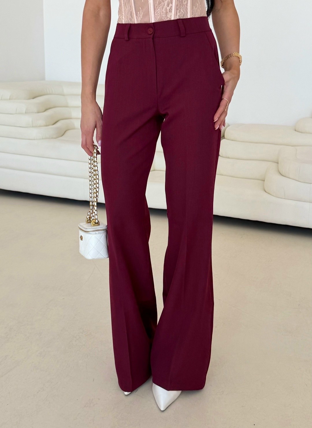 брюки бордовые,брюки марсала,женские брюки бордовые,remix брюки 248895 5685 бордовый,брюки палаццо бордовые