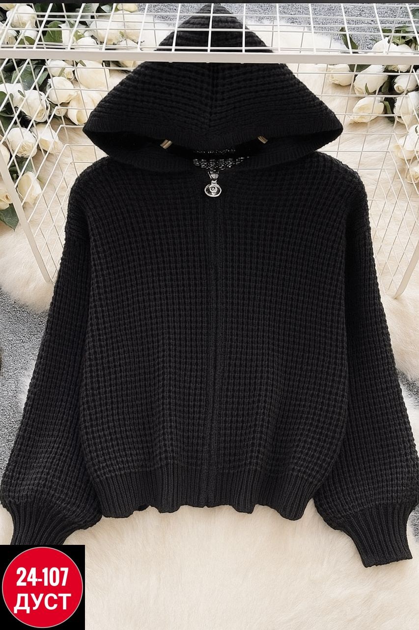 свитер кофта вязаная,свитера с капюшоном,вязаная кофта,модные свитера,кофта женская