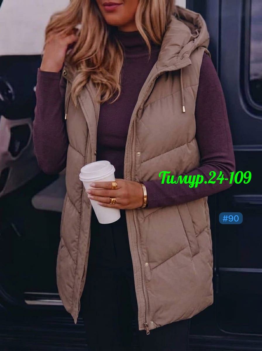 женская жилетка,жилет женский,жилет теплый,жилетка,жилет с капюшоном