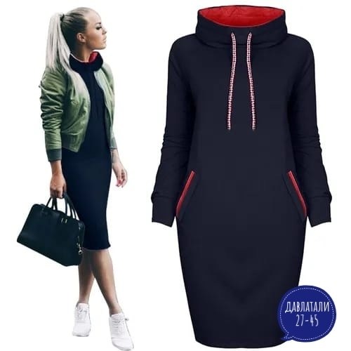 платья с капюшоном,платье с высоким воротником,платье толстовка,платье толстовка с длинным рукавом,тёплое платье с длинными рукавами