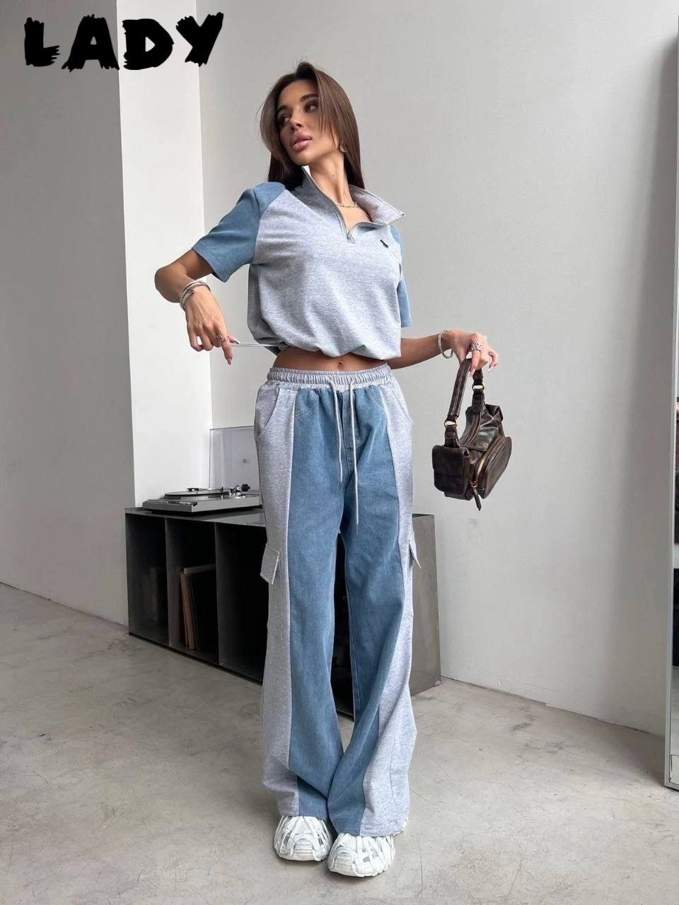 костюм повседневный спортивный,спортивные костюмы женские,спортивные костюмы женские 2025,стиль спорт шик,джинсовые костюмы женские