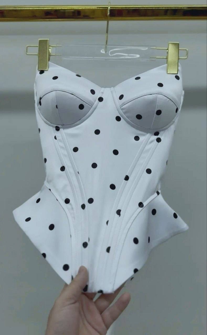 корсет в горошек,корсет женский,корсет бюстье,корсет топ,корсет