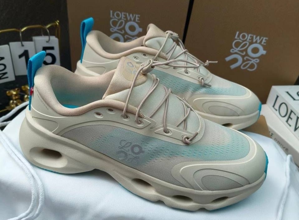 кроссовки loewe,кроссовки,женские кроссовки,кроссовки on loewe x cloudtilt 2 tan white gum,повседневные кроссовки