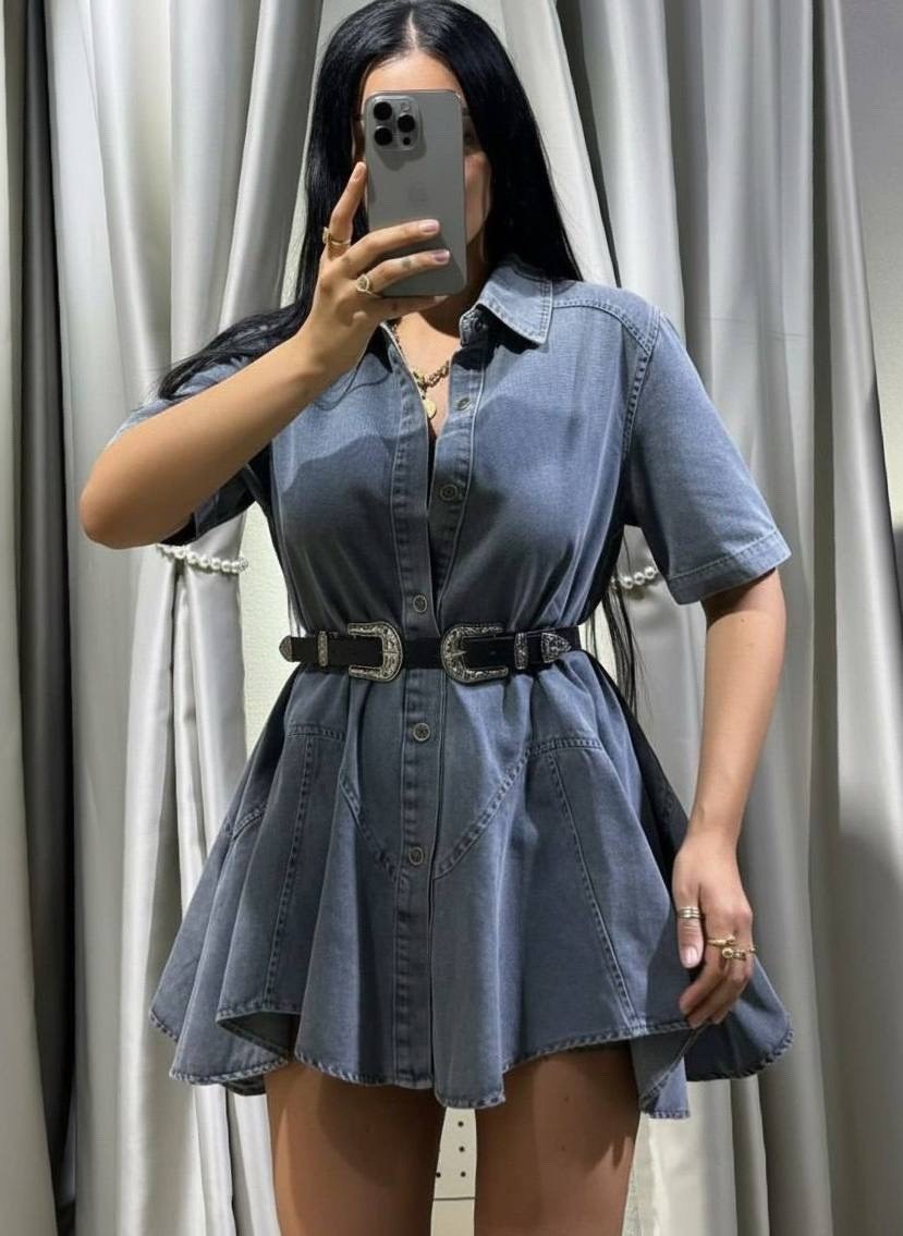 джинсовое платье,женское джинсовое платье,женское джинсовое платье sitmcf,джинсовое платье-рубашка,женское джинсовое платье с коротким рукавом