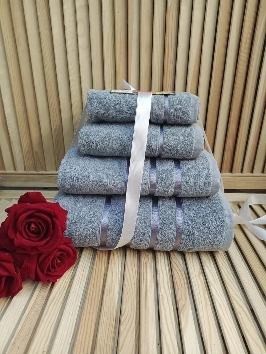 наборы махровых полотенец 4 штук,комплект махровых полотенец,набор махровых полотенец,комплект махровых полотенец 4 шт,набор полотенец