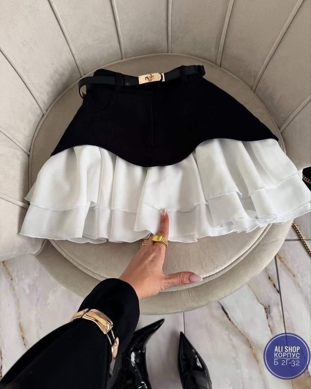 юбка джинсовая мини с воланом летняя bozbu 367368229,летняя юбка короткая с воланами zena's collective,юбка,юбка женская джинсовая с летящим воланом короткая,юбка с оборками