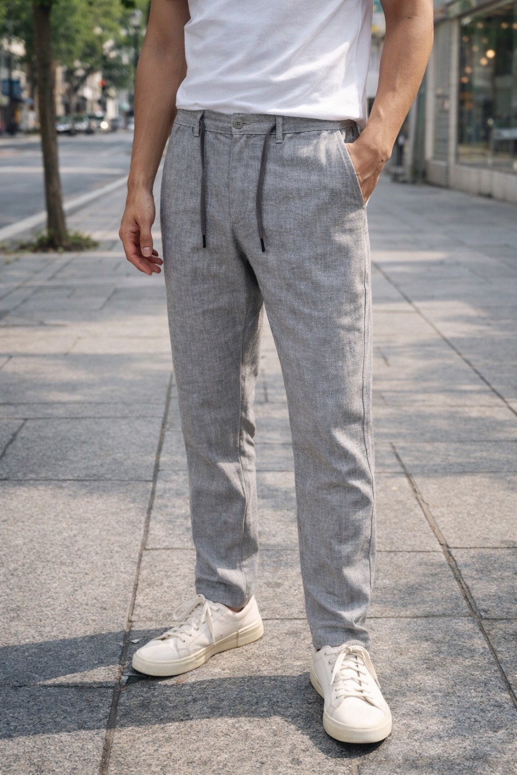 зауженные брюки,брюки светлые,мужские брюки,повседневные брюки,серые брюки