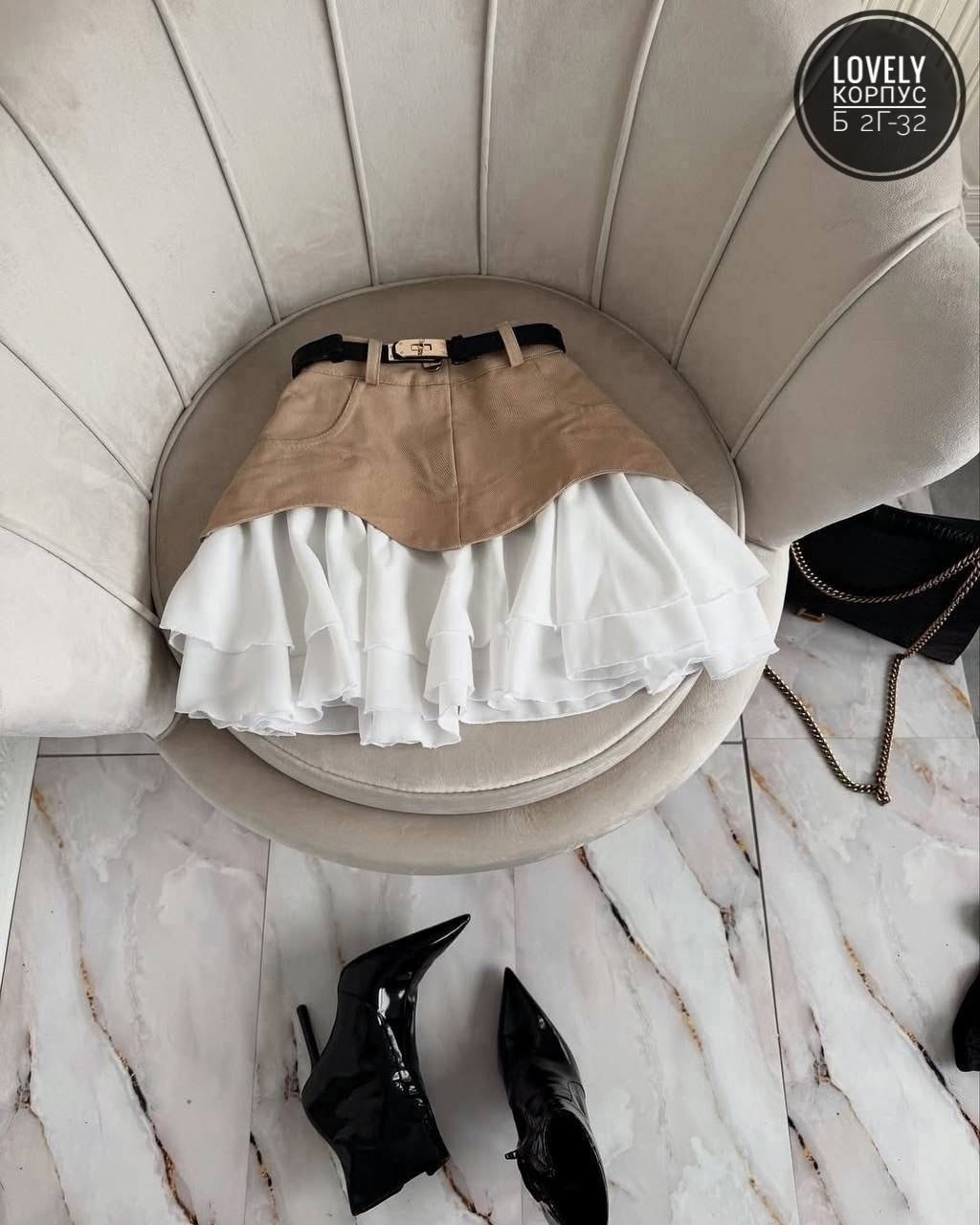 юбка с оборками,летняя юбка короткая с воланами zena's collective,джинсовая юбка с рюшами,юбка,юбка с рюшами