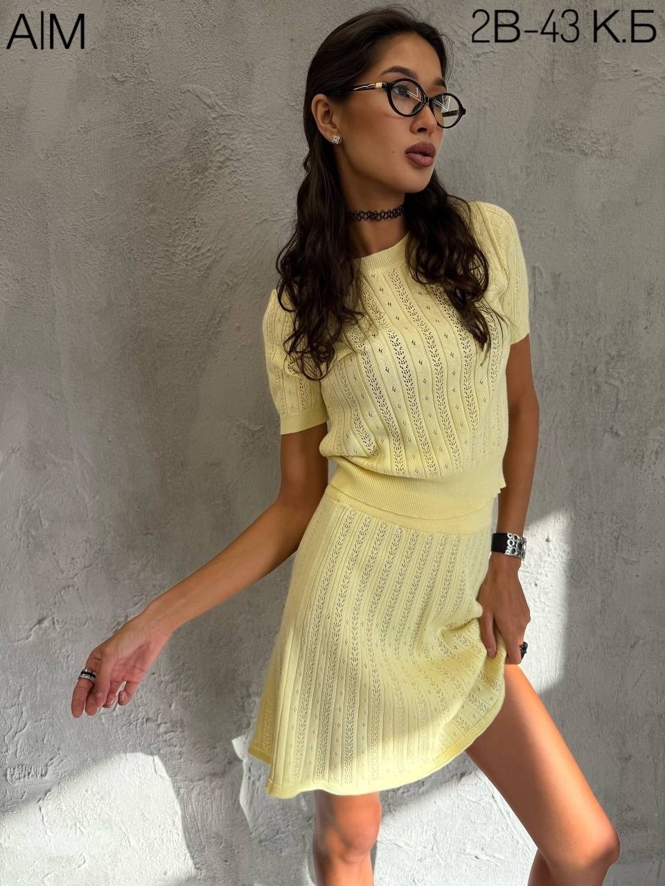 вязаный костюм с юбкой,вязаное платье,платье трикотажное,платье лапша,коричневое платье