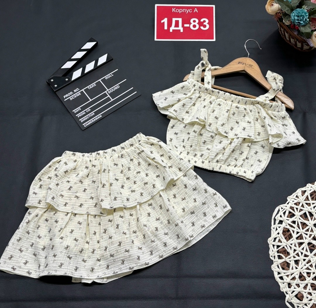 комплект одежды для девочек,костюм с юбкой,костюм для девочек,летний костюм для девочек,костюм детский